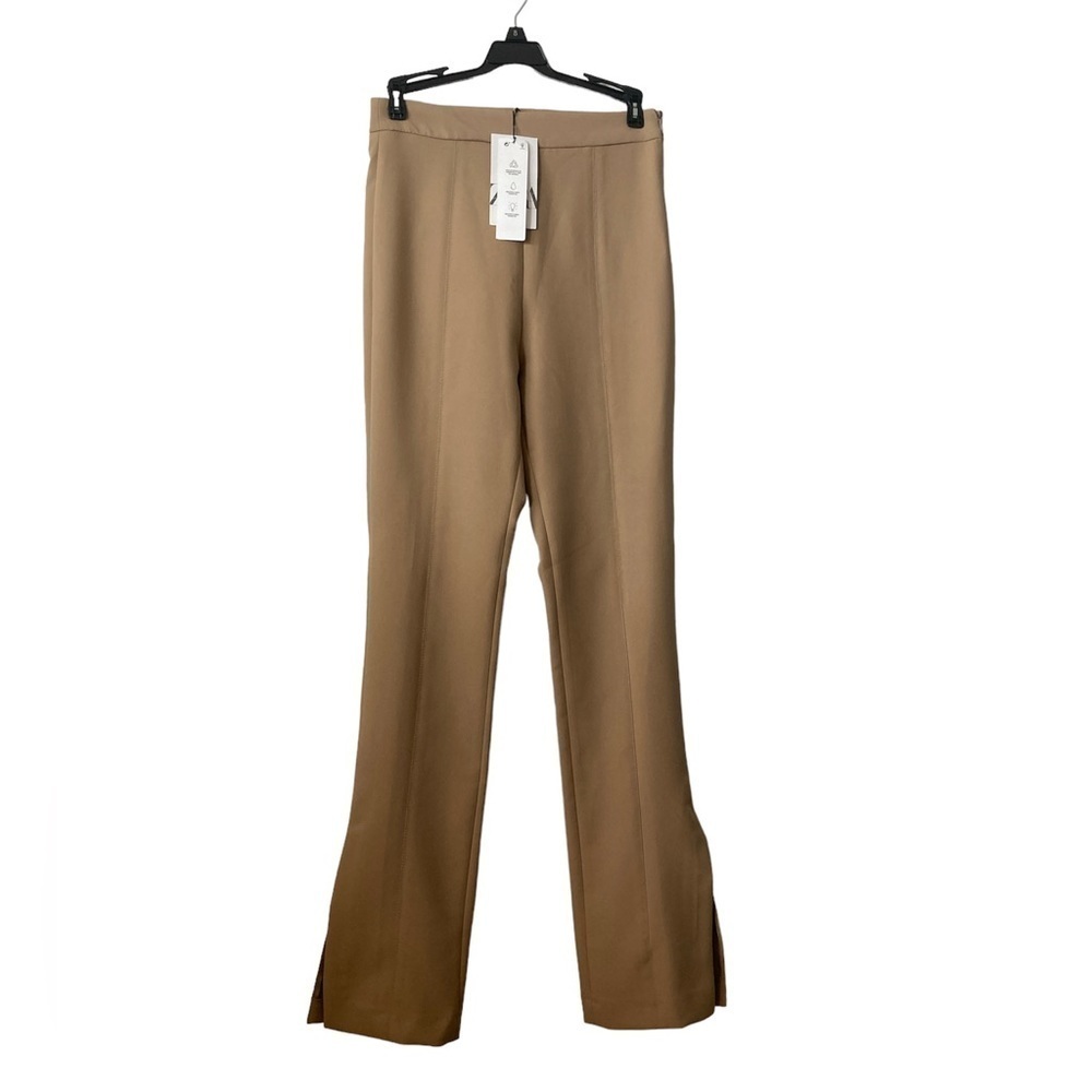 ZARA High Rise Tan Small Casual Dressed Up Pants BNWT